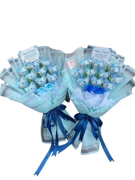 Cone Money Biru Terima Kasih