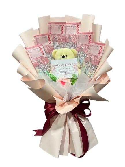 Cone Money + Teddy Bear